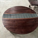 Handmade walnut epoxy table with unique smoke resin finish