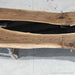 Large black epoxy boardroom table crafted from natural black walnut
