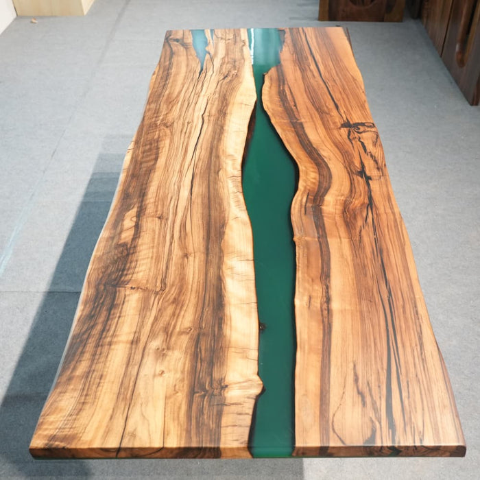 Large 80 inch resin dining table for family meals and entertaining