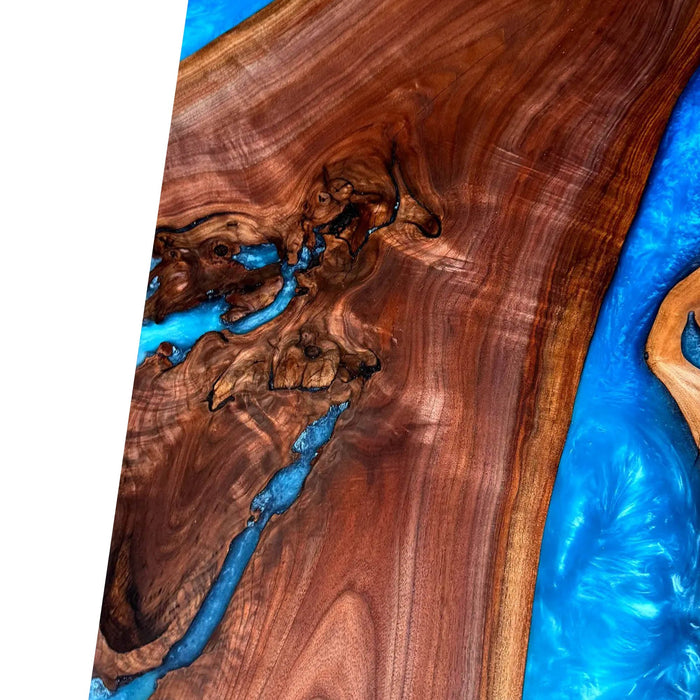 Large epoxy conference table for modern offices.