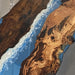 Large Epoxy River Table Made from Premium Black Walnut
