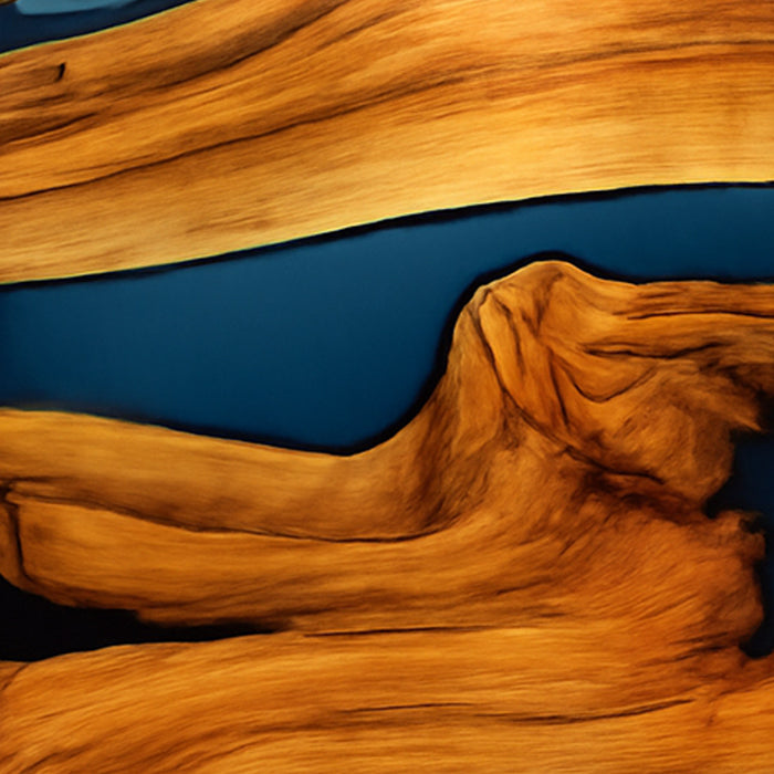 Close-up of brown fabric with a blue background