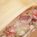 Floral design on a product with a soft focus background