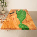 Luxury Olive Wood Epoxy Dining Table for Elegant Spaces