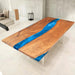Luxury Olive Wood Epoxy Resin River Dining Table