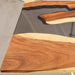 Luxury Smoky Epoxy Walnut Dining Table