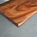 Luxury walnut epoxy table for contemporary homes, open concept dining rooms, and entertaining