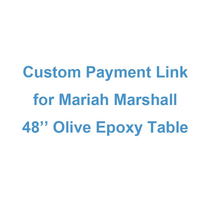 Custom Payment Link for Mariah Marshall - WorldCustomTable