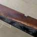 Live edge epoxy floating shelf made from black walnut