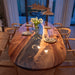 sleek wooden epoxy dinning table for kitchen & living rooms in miami