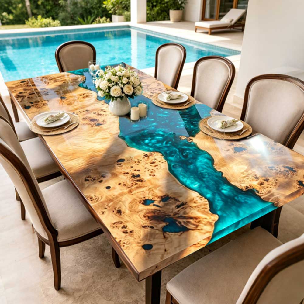 Elena’s Blue Bay Dining Table