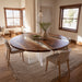 modern wooden epoxy resin table for dinning & living spaces in california