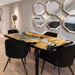 Modern epoxy-filled table for contemporary homes.