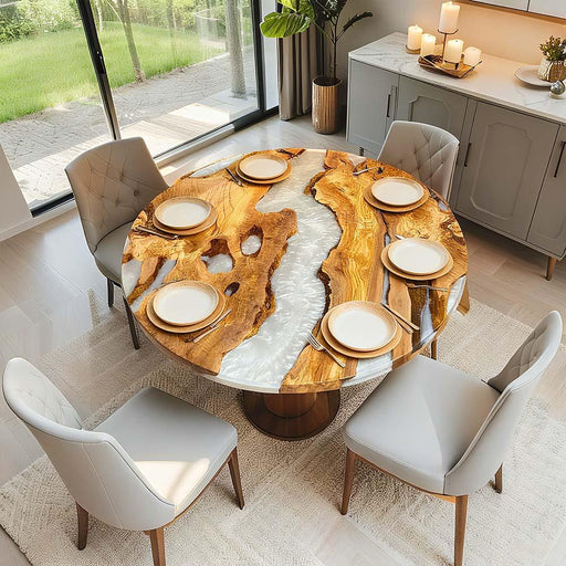 luxurious epoxy dinning & coffee table for home decors in las vegas