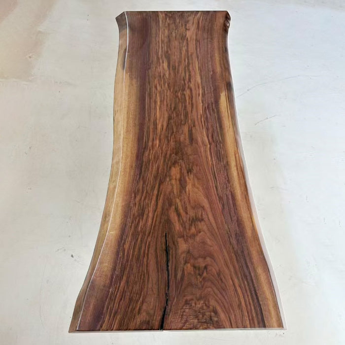 modern solid walnut dinning table for a dining room