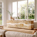 Luxury epoxy cabinet adding elegant white resin style to interior spaces