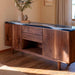 Modern epoxy buffet cabinet for luxury dining room and living space