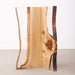 Organic shape poplar resin table base with artistic irregular form