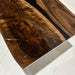 sleek wooden black epoxy resin table for dinning & living spaces in new jersey