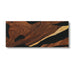Wooden cutting board with a multicolored pattern on a white background