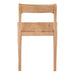 Wooden chair on a white background