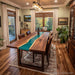 live edge wooden epoxy resin table for dinning & living spaces in austin