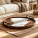 Handcrafted walnut resin tray for charcuterie and appetizers