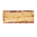 Wooden slab with a floral patterned background