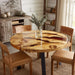 wooden epoxy resin table for dinning & living spaces in florida